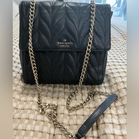 Kate Spade convertible backpack purse black - Picture 1 of 10
